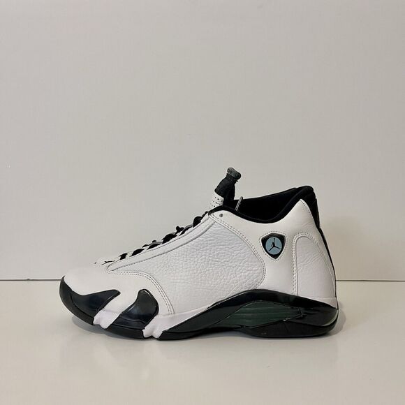 2016 Air Jordan 14 Retro Oxidized Green XIV AJ14 Wht Blk Rare 487471 106 Sz 10 main image 5